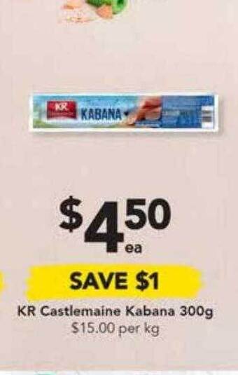 Drakes Kr castlemaine kabana offer