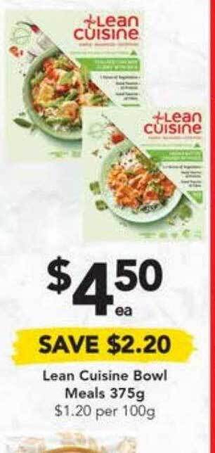 Drakes Lean cuisine bowl meals offer