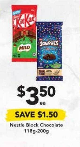 Drakes Nestle block chocolate offer