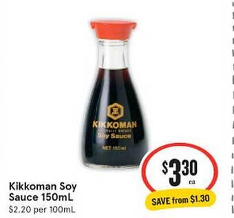IGA Kikkoman soy sauce offer