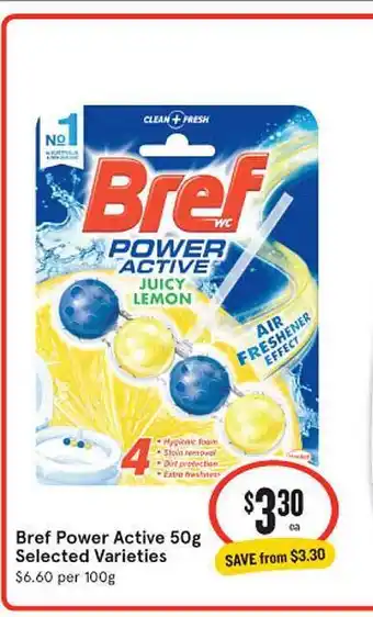 IGA Bref power active selected varieties offer