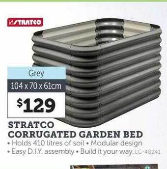 Stratco Stratco corrugated garden bed offer