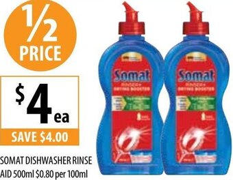 Supabarn Somat Dishwasher Rinse Aid 500ml offer