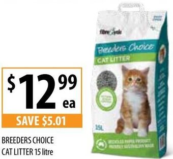 Supabarn Breeders Choice Cat Litter 15 Litre offer