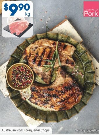 Foodland Australian Pork Forequarter Chops offer