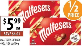 Supabarn Maltesers Gift Box 400g offer