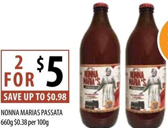 Supabarn Nonna Marias Passata 660g offer