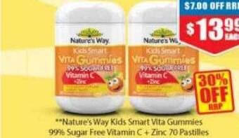 Chemist Warehouse Nature's way kids smart vita gummies offer