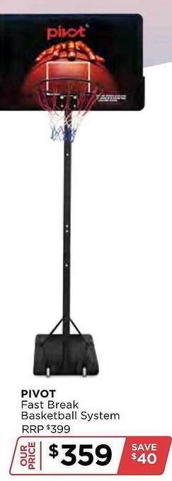 Sportspower Pivot fast break basketball system offer