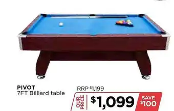 Sportspower Pivot 7ft billiard table offer