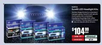 SuperCheap Auto Narva surefit led headlight kits offer