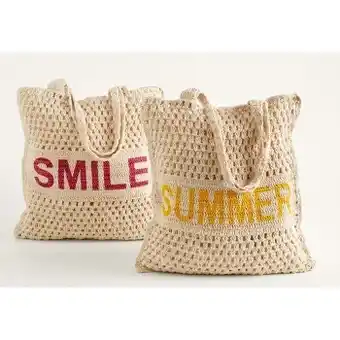 Kmart Macrame slogan tote bag offer