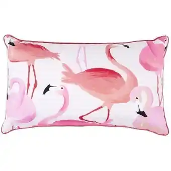 Kmart Outdoor rectangle flamingo cushion offer