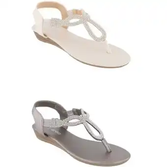 Kmart Elastic diamante sandals offer