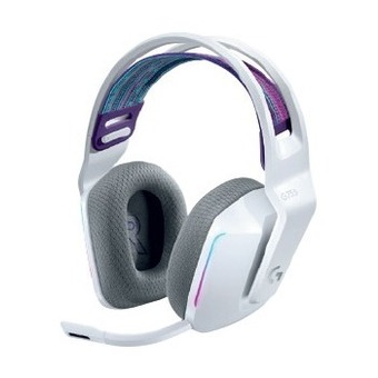 Officeworks Logitech g733 lightspeed™ wireless gaming headset - white offer