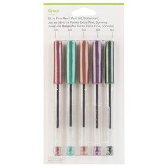 Officeworks Cricut extra fine 0.3 bohemian 5 pack pens offer