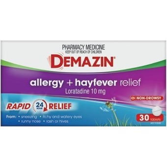 Soul Pattinson Chemist Demazin allergy + hayfever relief 30 tablets offer