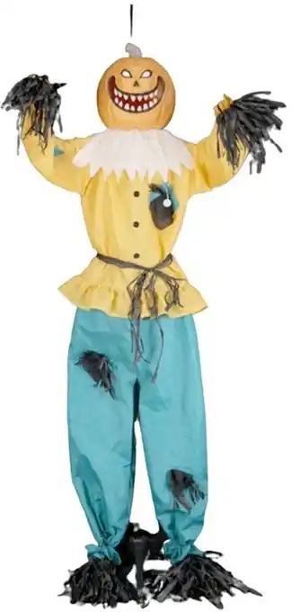 Lombard Scarecrow pumpkin johnny animated standing 1.8m ea offer
