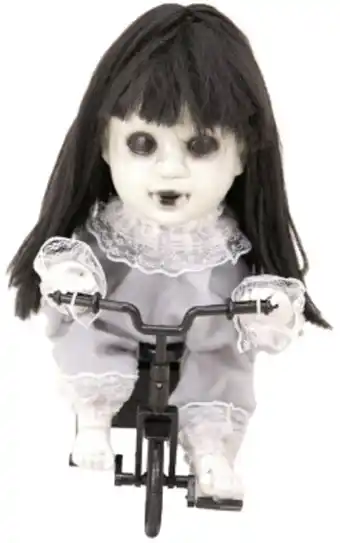 Doll prue with tricycle animated 49cm ea