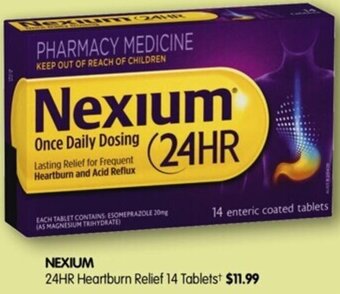 Nexium 24HR Heartburn Relief 14 Tablets