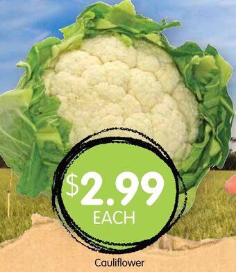 Spudshed Cauliflower offer
