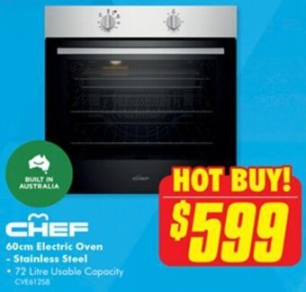 The Good Guys 60cm Electric Oven - Stainless Steel offer