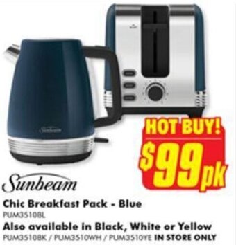 The Good Guys Chic Breakfast Pack - Blue offer