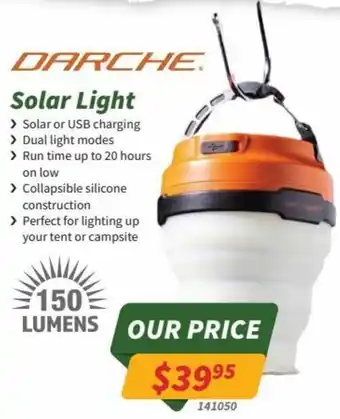 Tentworld Solar Light offer