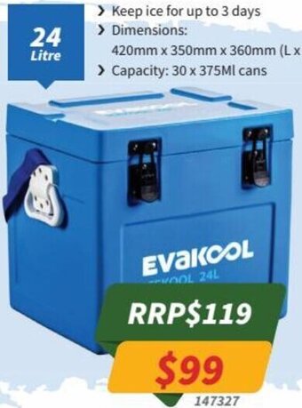 Tentworld Icekool Polyethelene Icebox offer