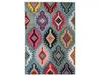 LivingStyles Kata Turkish Made Modern Rug in Blue - 290x200cm offer