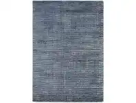 LivingStyles Elements Hand Knotted Wool Rug, 250x300cm, Blue offer