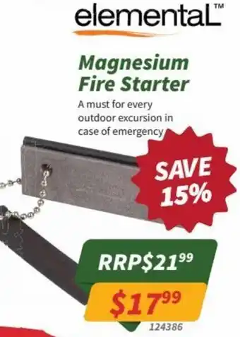 Magnesium Fire Starter