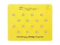 Three By Three Mighties Magnets Silver 16 Pack