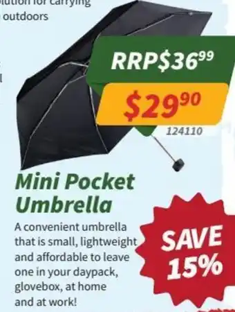 Mini Pocket Umbrella