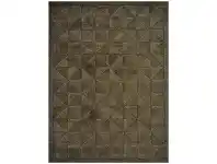 LivingStyles Caberston Modern Wool Rug, 230x160cm, Dark Brown offer