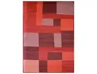 Micra Belgian Made Modern Rug, 290x200cm, Red