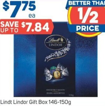 Foodland Lindt Lindor Gift Box 146-150g offer