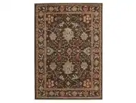 LivingStyles Jewel Nain Turkish Made Oriental Rug, 330x240cm, Chocolate offer