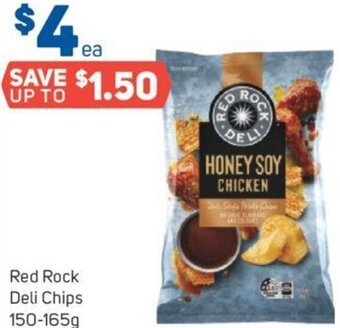 Foodland Red Rock Deli Chips 150-165g offer