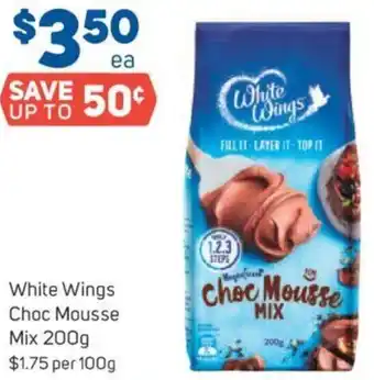 Foodland White Wings Choc Mousse Mix 200g offer