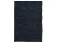 LivingStyles Urban Ida Flat Woven Wool and Jute Rug, 280x190cm, Midnight Blue offer