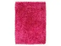 LivingStyles Orlando Metallic Noodle Hand Tufted Shag Rug, 225x155cm, Fuchsia offer