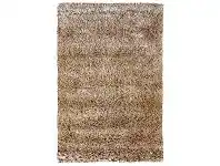 LivingStyles Angora Lux Wool & Viscose Shaggy Rug, 165x115cm, Sandstone offer