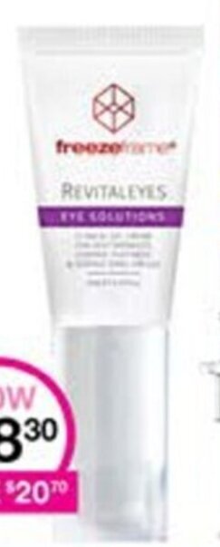 Priceline Freezeframe Skincare Range offer