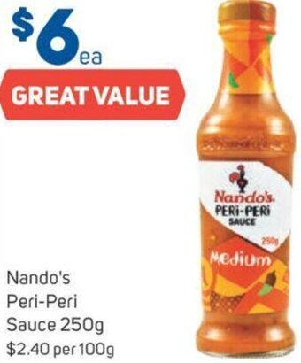 Foodland Nando's Peri-Peri Sauce 250g offer