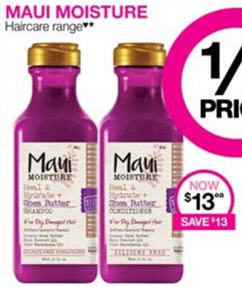 Priceline Maui Moisture Haircare Range offer