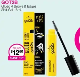 Priceline GOT2B Glued 4 Brows & Edges 2In1 Gel 16ml offer