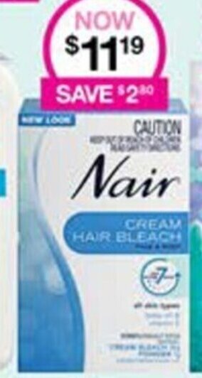 Priceline Nair Hair Removal & Bleach Ranges offer