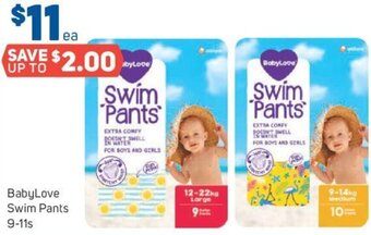 Foodland BabyLove Swim Pants 9-11s offer