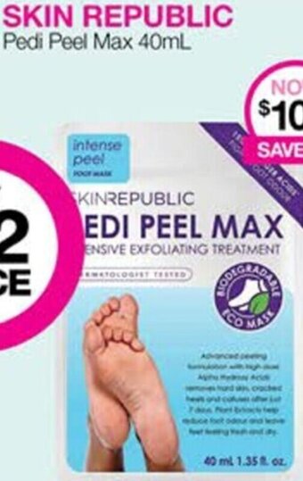 Priceline Skin Republic Pedi Peel Max 40ml offer